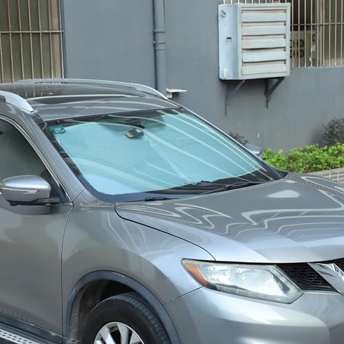 Qiosreui Windshield Sun Shade for Nissan Rogue 2014-2024, Front Window Sunshade, Sun Visor Blocker, UV Protector, Heat Shield Keep Your Vehicle Cool, Lightweight & Portable - Image 5