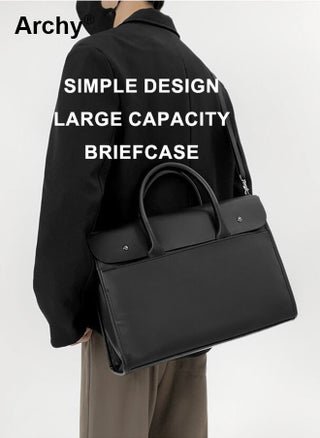 Vintage PU Leather Briefcase for Men – Stylish Work Bag with Laptop Compartment, Water-Resistant & Lightweight for Office & Travel - pzsku/Z576923CFCEBD1D9C7241Z/45/1748406344/d6579e03-34b5-469c-91b6-a86ac1605e8c