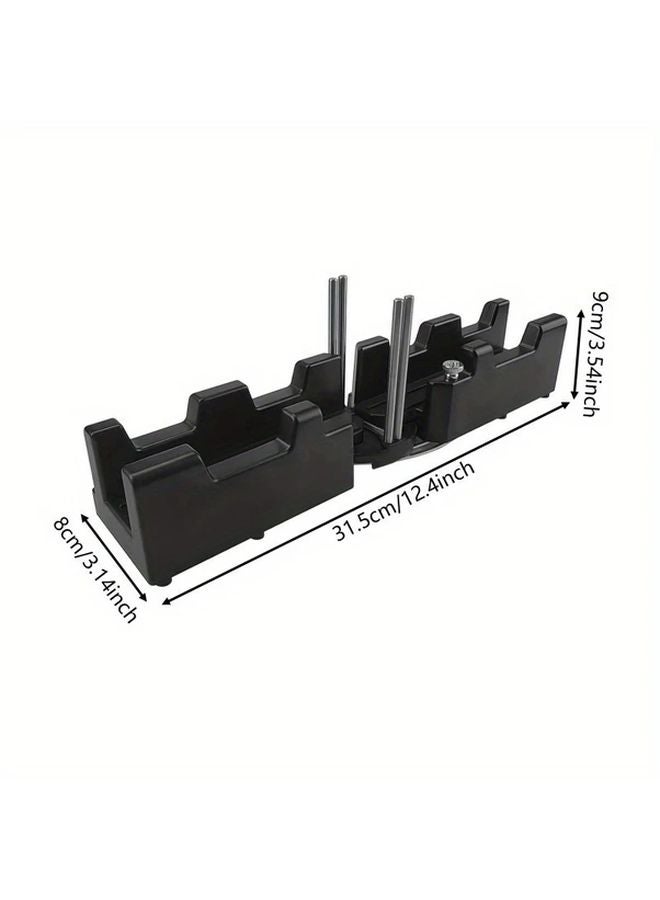 Black 2 in 1 Mitre Measuring Cutting Tool Sawing Kit for Woodworking Home Installation - Image 5