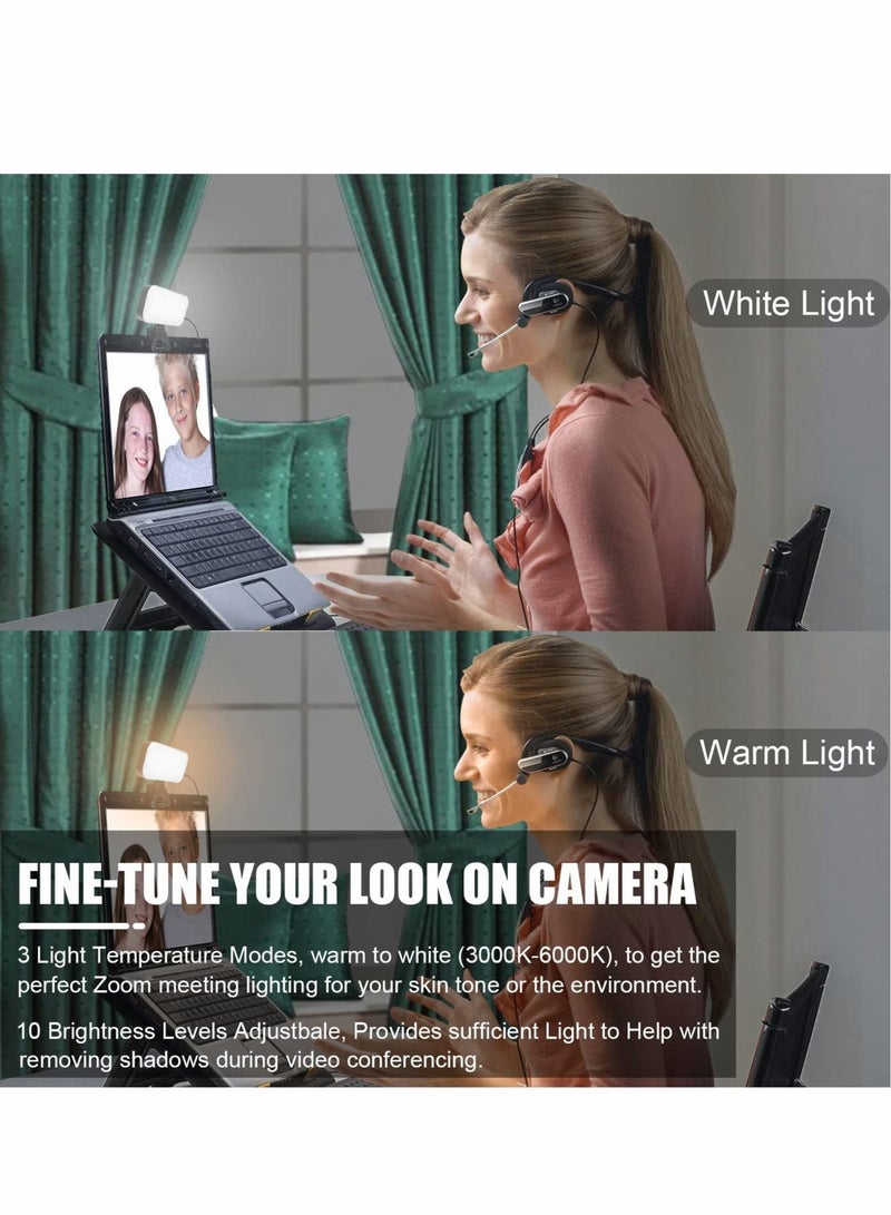 SYOSI Video Conference Lighting, Zoom Light for Remote Working, Webcam Lighting Laptop, Calls, Live Streaming, Online Class, Self Broadcasting Meeting with 3 Modes - Image 4