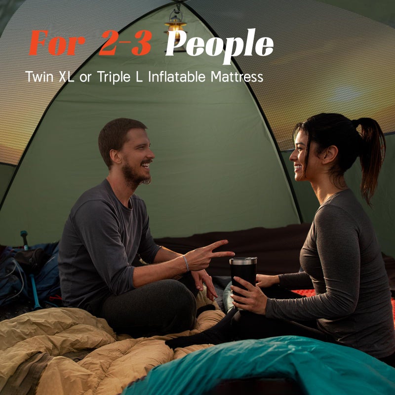Purebox Tents for Camping 2/3/4 Person with Rainfly - Camping Tent Waterproof Windproof Easy Setup, Portable Double Layer Outdoor Dome Tent, Backpacking Tents for Adventure Backyard Hiking - Image 4