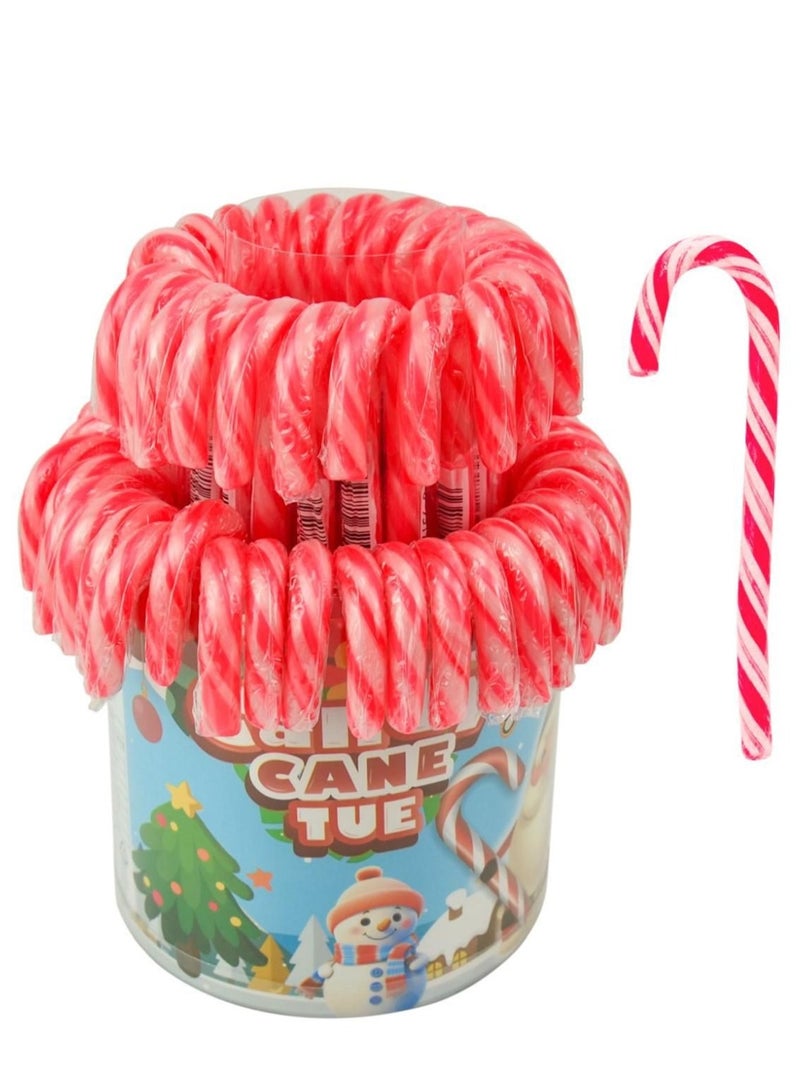 حلوى جوني كاندي كين بنكهة الفراولة، مغلفة بشكل فردي، 20 جم، 60 قطعة