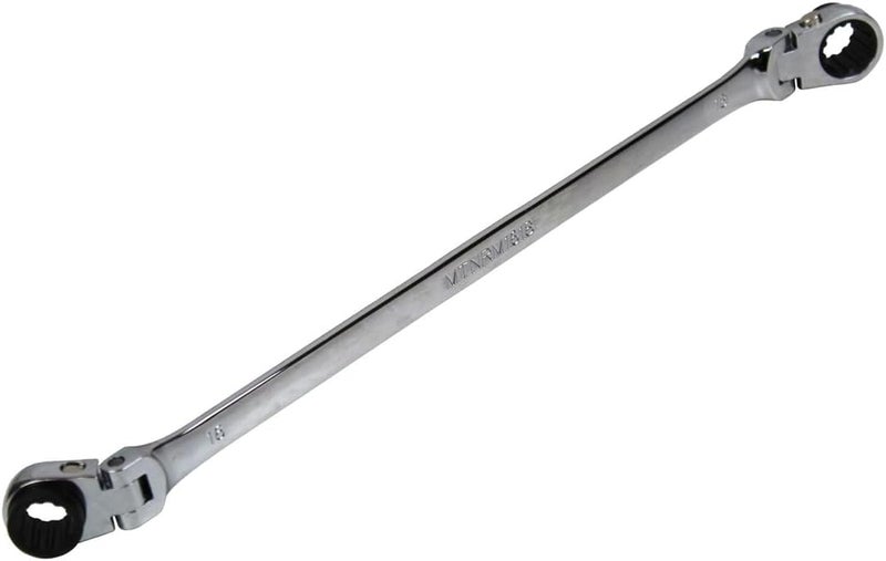 Mountain 16x18mm Double Box Universal Spline Reversible Ratcheting Wrench; 90 Tooth Design, Long, Flexible, Reversible; MTNRM1618 - Image 3