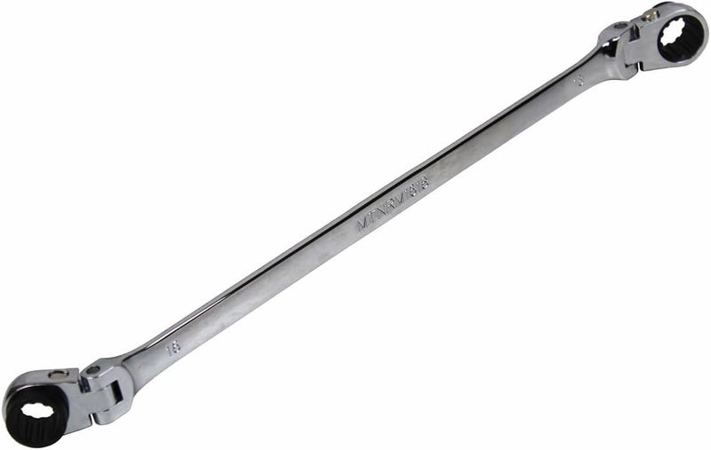 Mountain 16x18mm Double Box Universal Spline Reversible Ratcheting Wrench; 90 Tooth Design, Long, Flexible, Reversible; MTNRM1618 - Image 5