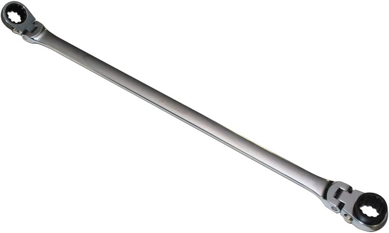 Mountain 16x18mm Double Box Universal Spline Reversible Ratcheting Wrench; 90 Tooth Design, Long, Flexible, Reversible; MTNRM1618 - Image 1
