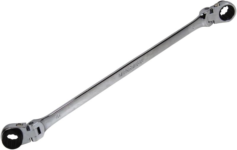 Mountain 16x18mm Double Box Universal Spline Reversible Ratcheting Wrench; 90 Tooth Design, Long, Flexible, Reversible; MTNRM1618 - Image 2