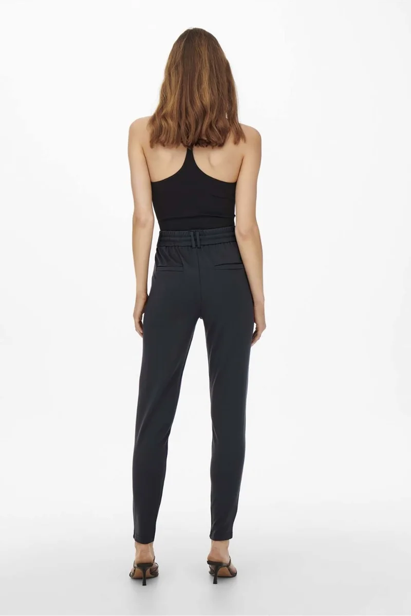 اونلي Women's Onlpoptrash Waisted Trousers 15115847 Navy Blue