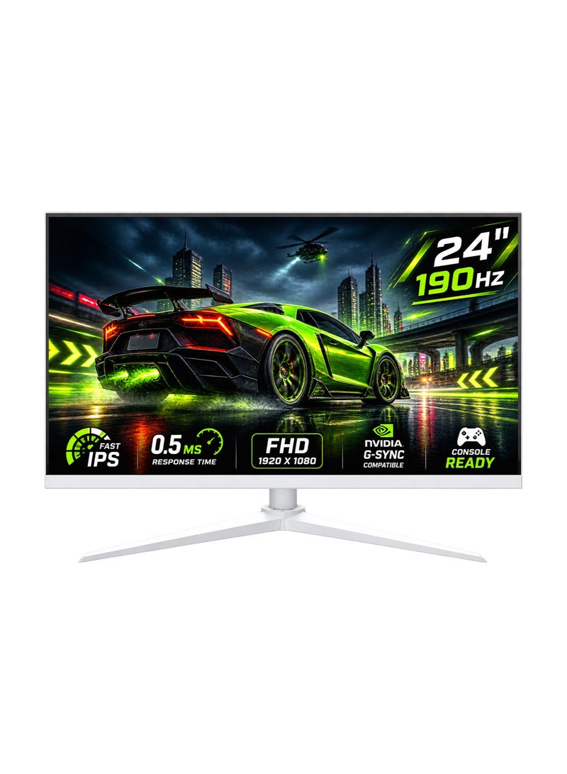 عرب جيمرز حزمة كمبيوتر ألعاب متكاملة انتل كور i5-14400F انفيديا RTX 5060 8 جيجابايت 16 جيجابايت رام 1 تيرابايت SSD شاشة 24 بوصة FHD 190 هرتز مجموعة كاملة RGB بيضاء - Image 3