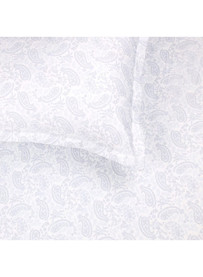 كرز لنن Purity Luxe | مجموعة بيت اللحاف المعالج بالفضة Paisley - Image 4