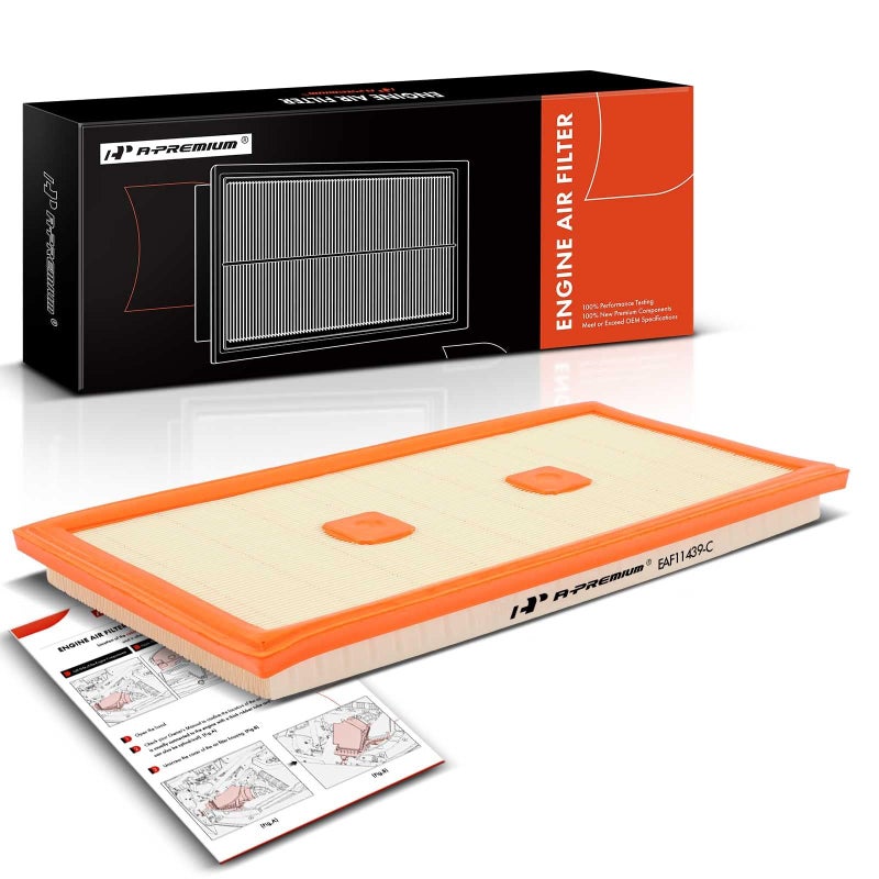 فلتر هواء المحرك APremium متوافق مع مرسيدس بنز W204 W212 C300 C350 E300 E350 E400 GLE350 GLK350 ML350 R350 2012-2018 لوحة مرنة بديلة 2760940004