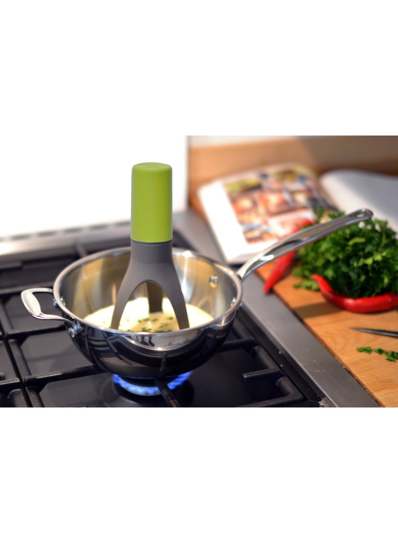 Daytoyz Automatic Pot Stirrer - Hands-Free Cooking Tool - Self-Stirring Whisk for Easy Sauce Preparation - Suitable for Holiday Gifts - Modern Minimalist Design - Image 4