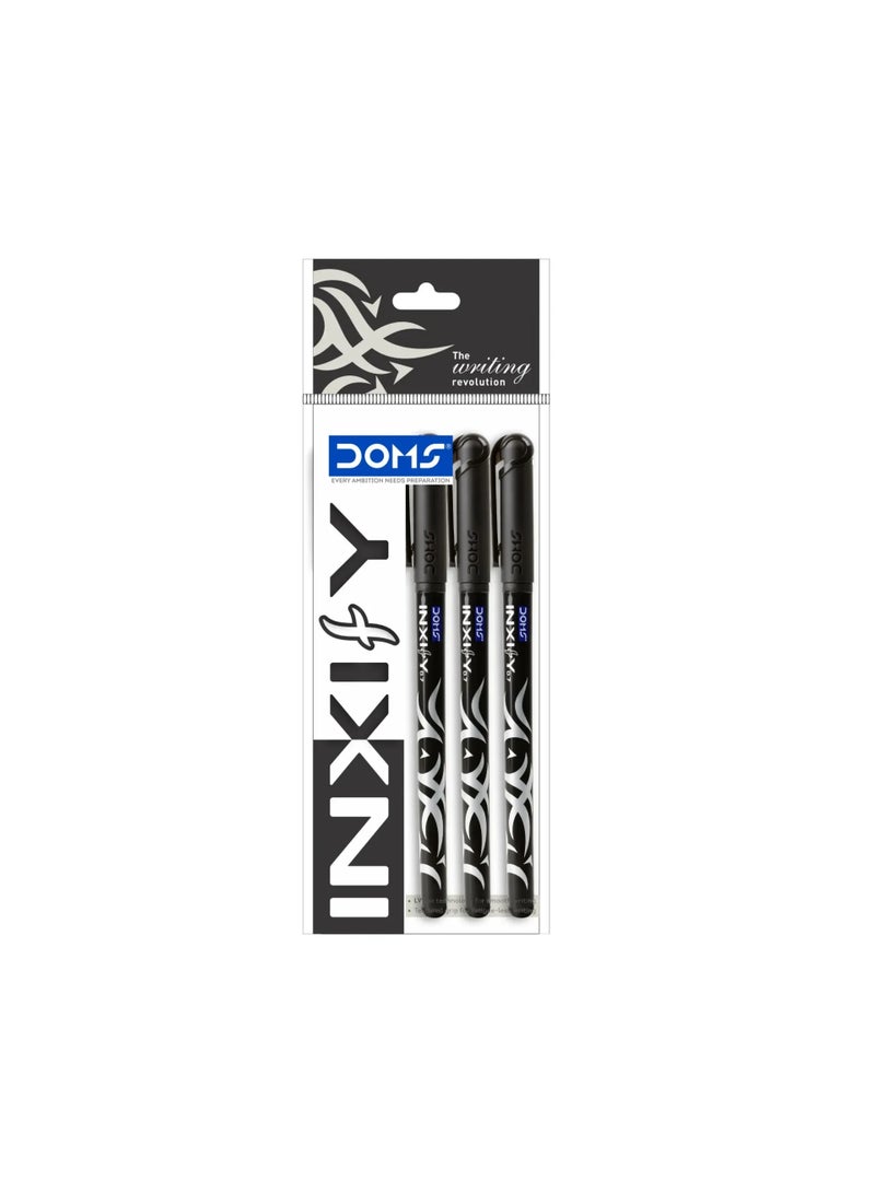 DOMS Inxify black  pen (Pack of 12)(black) - Image 1