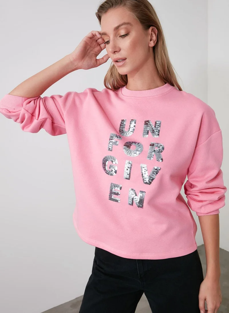 trendyol Graphic Sweatshirt
