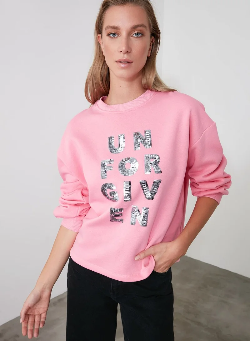trendyol Graphic Sweatshirt