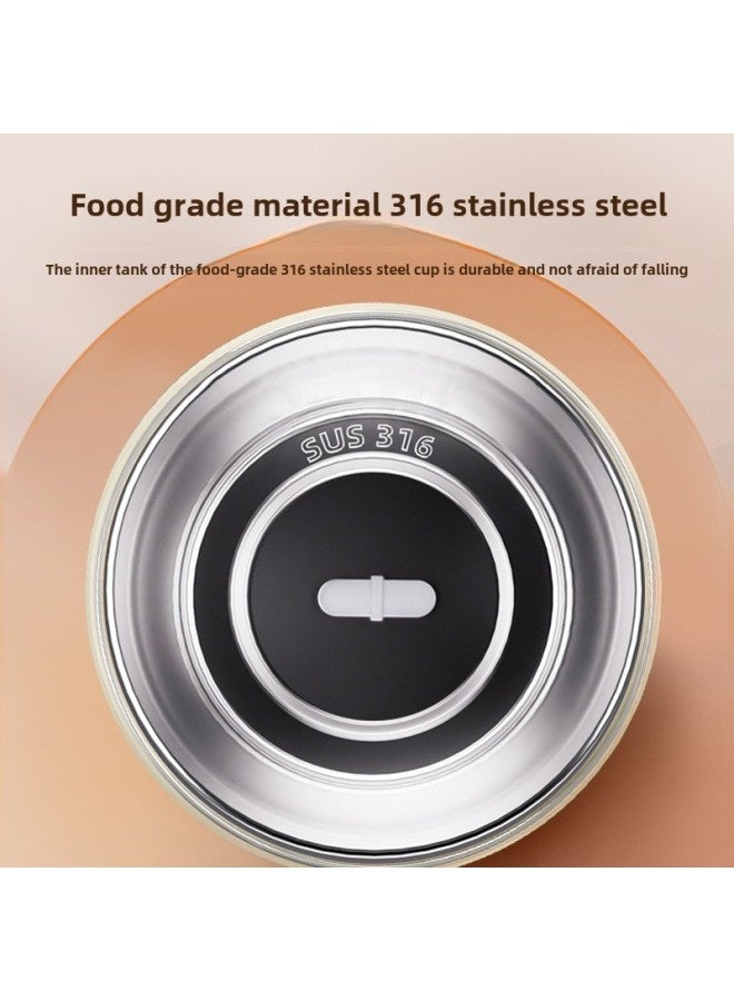 Detachable Magnetic Automatic Mixing Cup Coffee Cup Protein Powder Electric Stainless Steel Cup Lazy Water Cup Printing-Color:White-Capacity:316 Liner  - Image 4