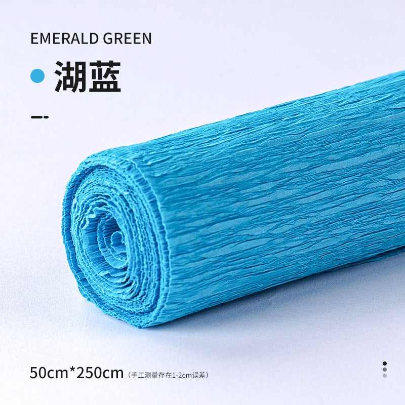 Colorful Crepe Paper DIY Rose Wedding Decor Lake Blue * 1 - Image 1