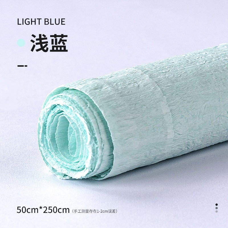 Colorful Crepe Paper DIY Rose Wedding Decor Lake Blue * 1 - Image 2