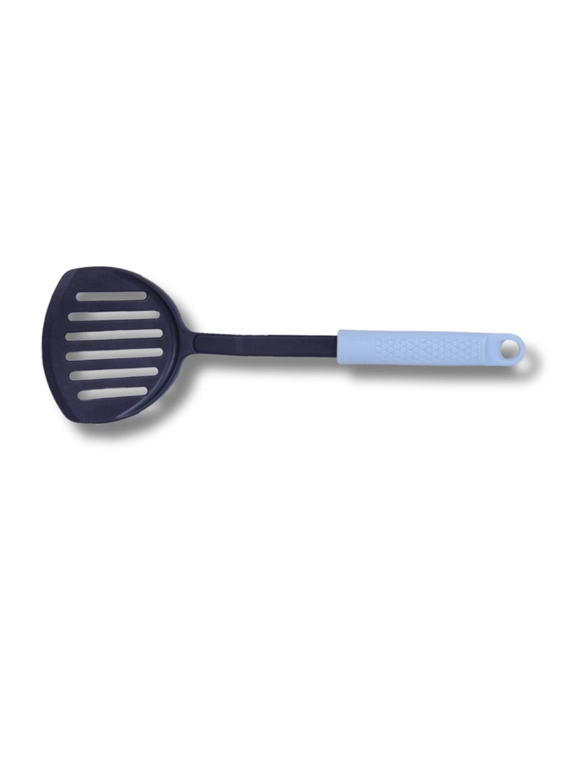 British Chef Nylon Turner Kitchen Cooking Utensil Made of Heat Resistant Nylon Ideal for Easy Food Preparation or Serving-Black & Light Grey BC331 - Image 2