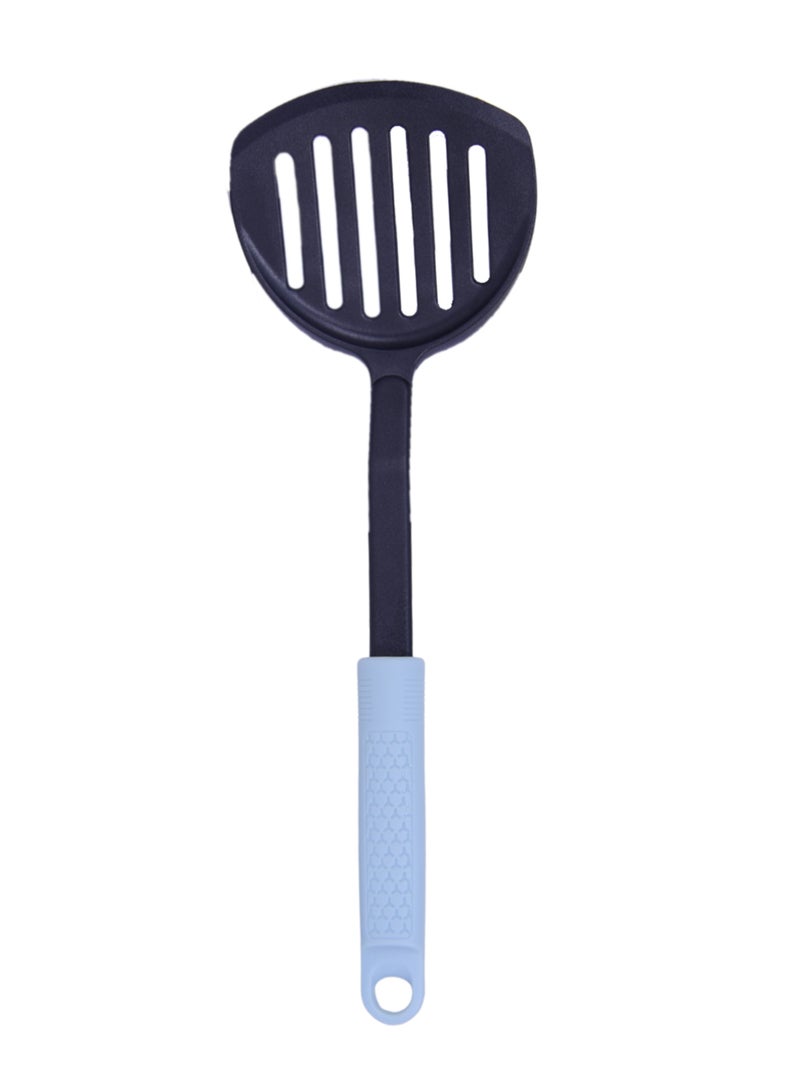 British Chef Nylon Turner Kitchen Cooking Utensil Made of Heat Resistant Nylon Ideal for Easy Food Preparation or Serving-Black & Light Grey BC331 - Image 1