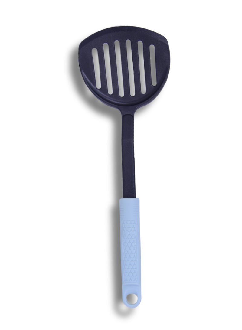 British Chef Nylon Turner Kitchen Cooking Utensil Made of Heat Resistant Nylon Ideal for Easy Food Preparation or Serving-Black & Light Grey BC331 - Image 5