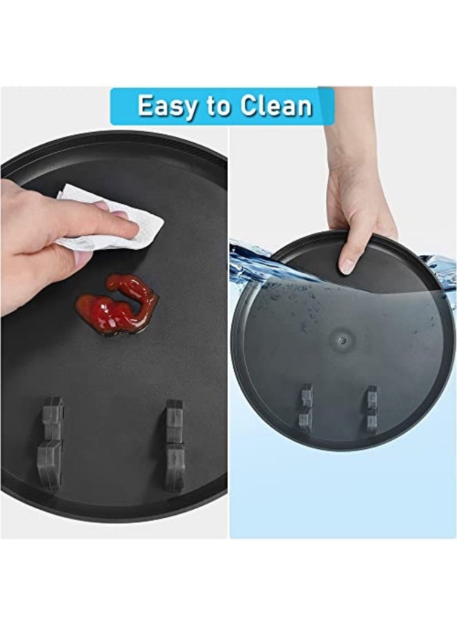 طاولة حامل مشروبات للسيارة قابلة للتعديل 360° – طاولة سيارة متعددة الوظائف مع حامل هاتف – صينية سناك ومنظم سيارة يُركّب في حامل الأكواب – تصميم عالمي - Image 5