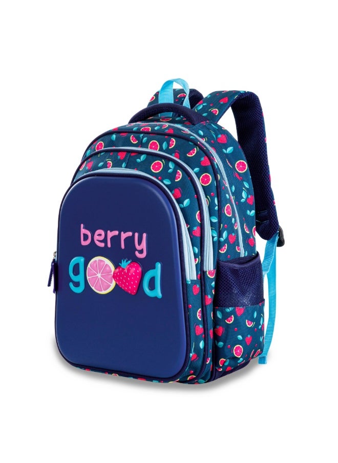 Eazy Kids Eazy Kids School Bag w/ Pencil Case 16" - Berry Good Blue  - Image 2