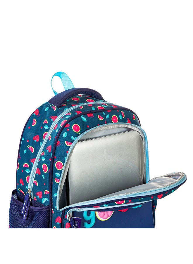 Eazy Kids Eazy Kids School Bag w/ Pencil Case 16" - Berry Good Blue  - Image 5