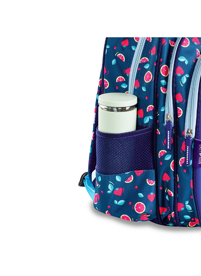Eazy Kids Eazy Kids School Bag w/ Pencil Case 16" - Berry Good Blue  - Image 3