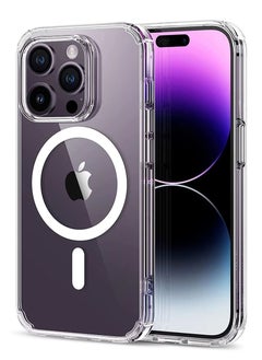 Mi techo Mi Techo Clear Magnet Case TPU and Privacy Glass Screen Protector Camera Lens Combo For iPhone 15 Pro Max  - Image 4