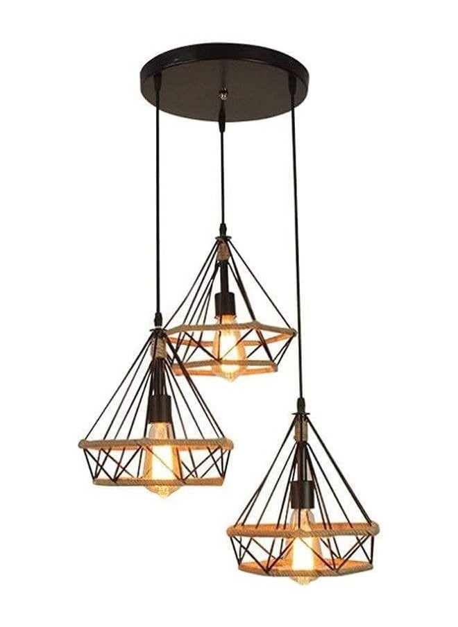 Pendant Light Hanging Cage Vintage Led Lamp E27 Industrial Loft Retro Dining Room Restaurant Bar Counter.  - Image 1