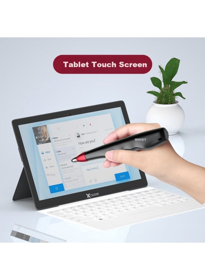 Whist While I7 Capacitive Touchscreen Black Retractable Teaching Pointer, Teacher-specific Reading Pen For Homework And Home Use, Classroom Pointer For Interactive Teaching, Portable Electronic Whiteboard Touchscreen Pe - Image 3