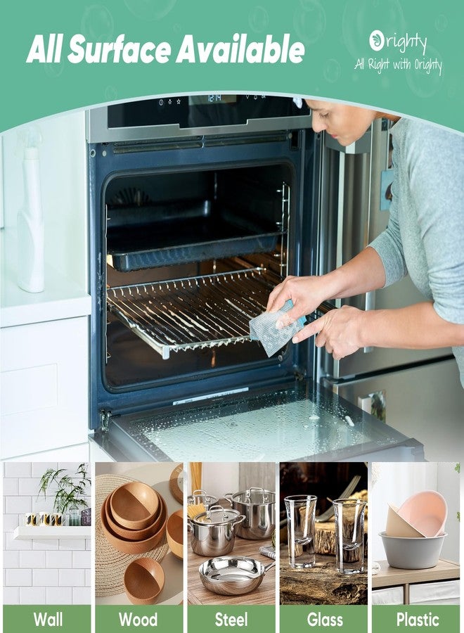 Orighty Multipurpose Wire Dishwashing Rag 12 Pcs, Upgraded Double-Layer Non-Scratch Wire Dish Cleaning Cloths, Kitchen Reusable Steel Scrubber, Powerful Dishcloth Rag for Cookware, Multicolor, 7"x8" - Image 5