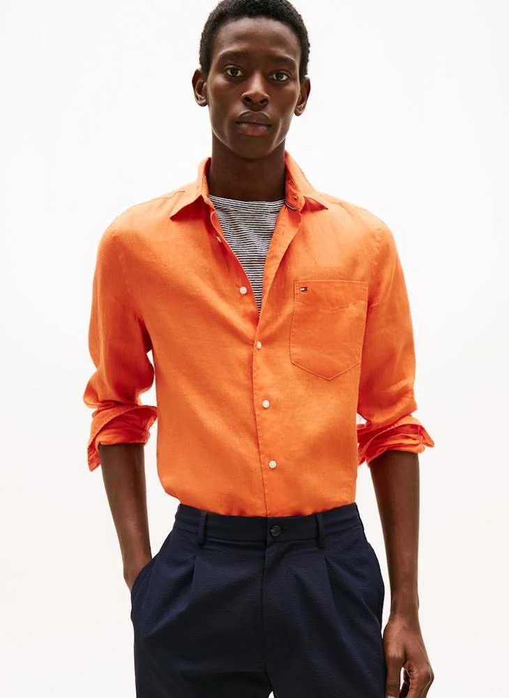 تومي هيلفيغر قميص كاجوال بقصة عادية