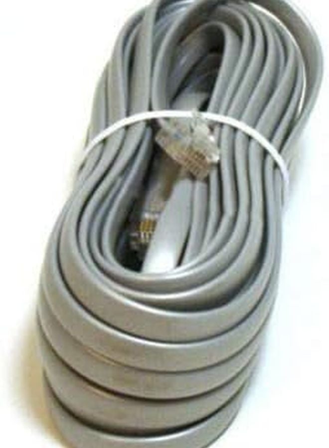 25 قدم كابل هاتف عكسي RJ12 6P6C لسلك كابل هاتف صوتي - Image 1