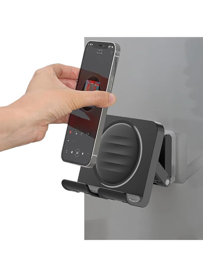 Green Tiger Shower Phone Holder, Wall Mount Cellphone Stand,Adjustable Portable Mirror Smartphone Wall Holder, Desktop Phone Mount Stand for Bathroom Bedroom Kitchen or Dorm - Image 1