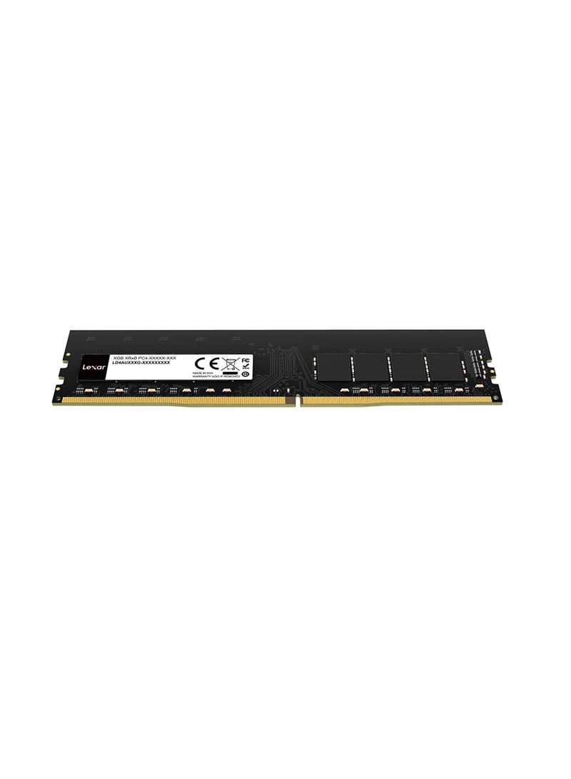 Lexar DDR4 32GB 288 PIN U-DIMM 3200Mbps, CL22, 1.2V- BLISTER Package Black - Image 2