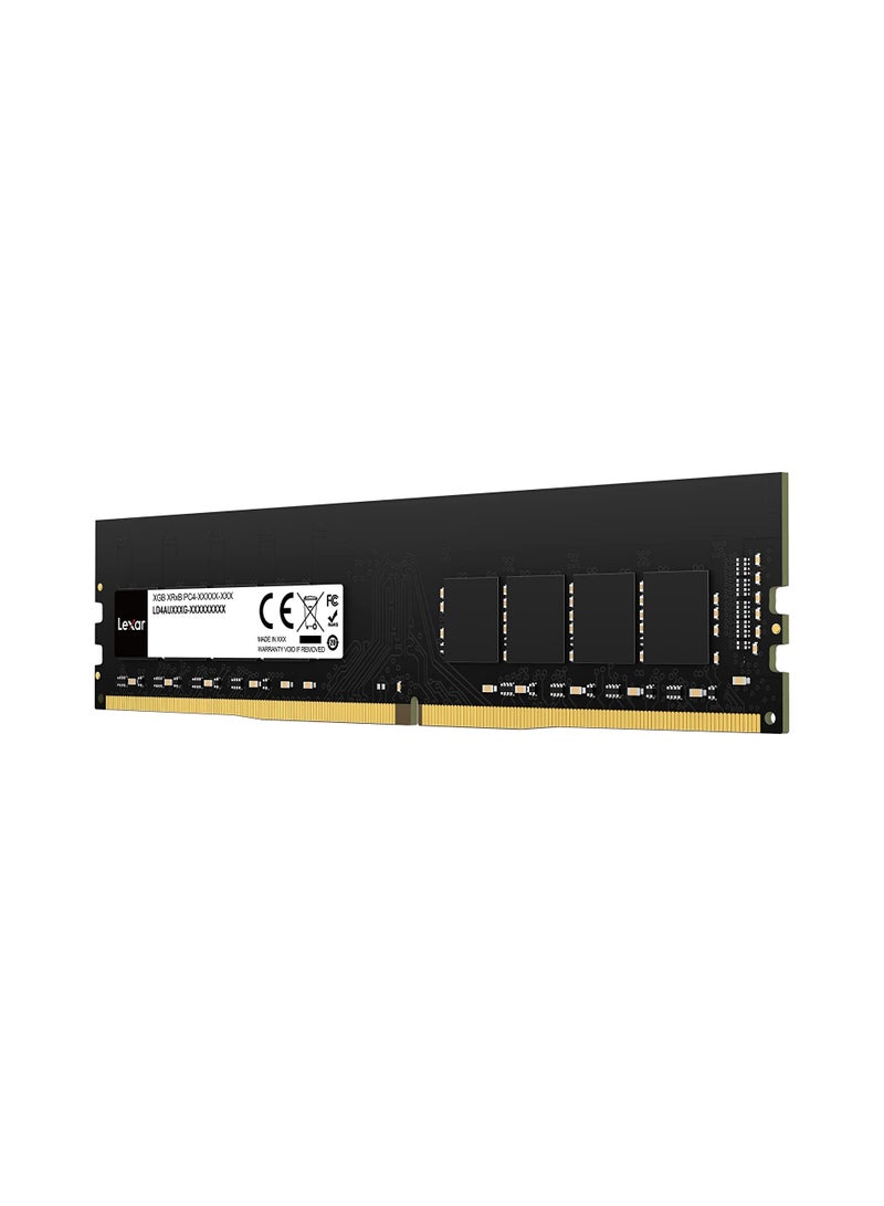 Lexar DDR4 32GB 288 PIN U-DIMM 3200Mbps, CL22, 1.2V- BLISTER Package Black - Image 4