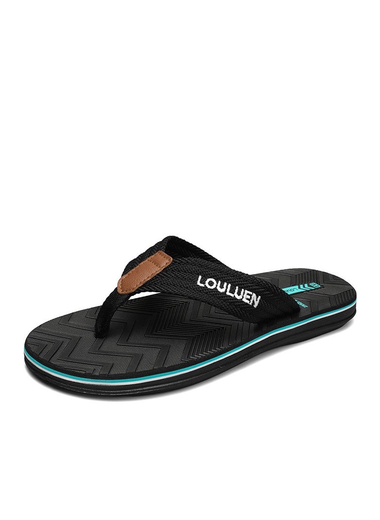 LOULUEN New Fashionable Herringbone Beach Slippers 