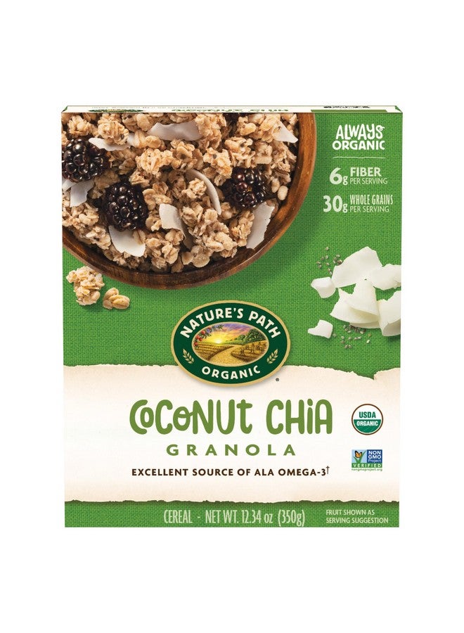 Nature's Path Organic Coconut Chia Granola, 12.34 oz (Pack of 1), Non-GMO - Image 1