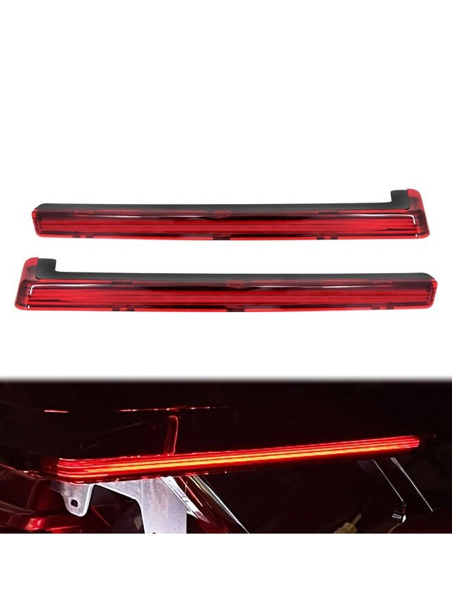 HDBUBALUS Motorcycle Tour Pack Accent Side Marker Light For Harley Electra Street Road Glide Trike 2006-2022 (Color: Red) - Image 1