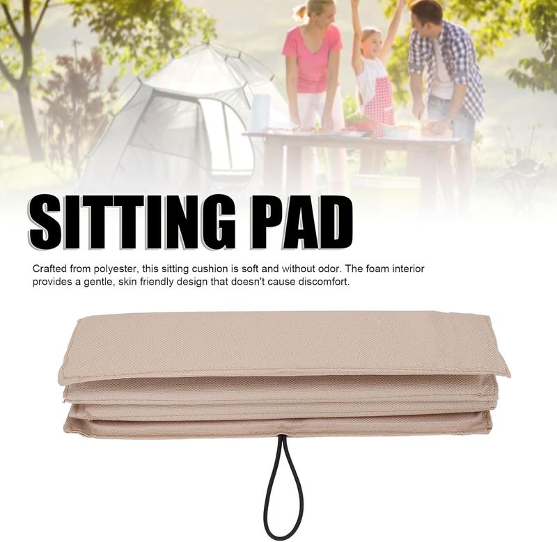 Foldable Hiking Sit Pad Portable Camping Cushion Lightweight 44x32cm with Soft Polyester Foam for Outdoor Stadium Home Use - Image 4