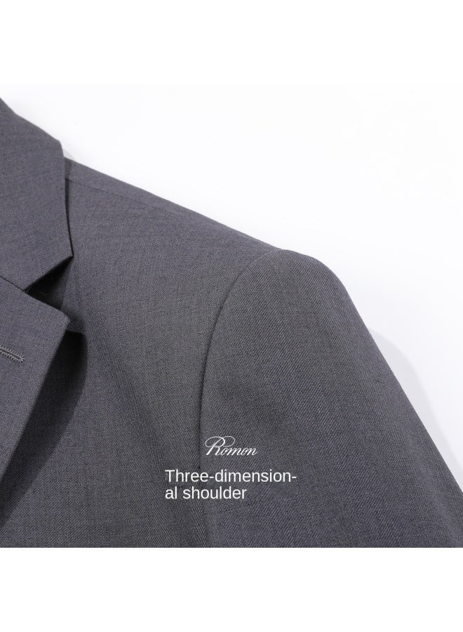 ROMON Multiple Colors Available】men's Blazer, Business Casual Suit Jacket, Commute And Leisure Men's Suit Coat - Image 5