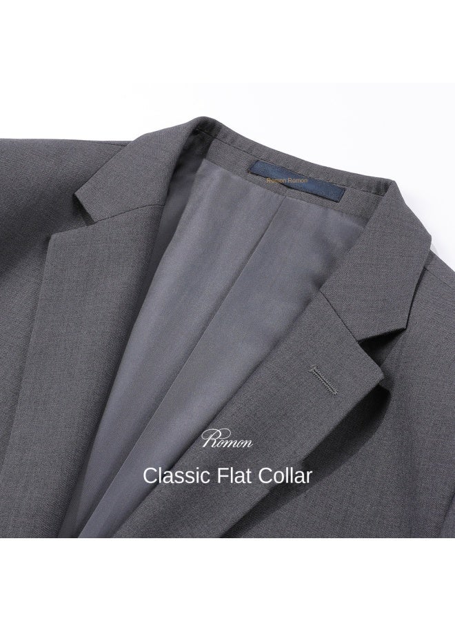 ROMON Multiple Colors Available】men's Blazer, Business Casual Suit Jacket, Commute And Leisure Men's Suit Coat - Image 4