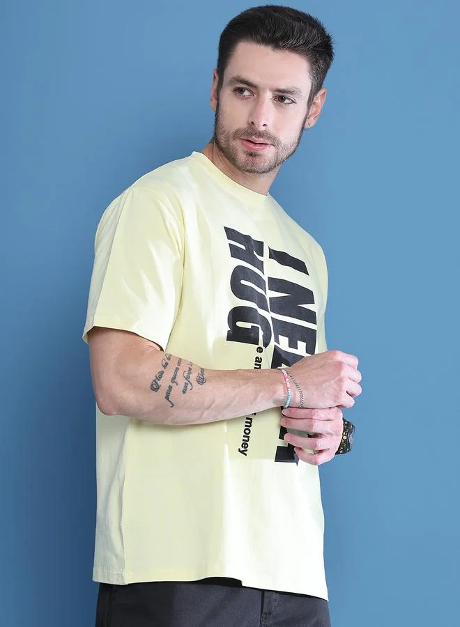 ستايلي Men Graphic Printed Oversized T-Shirt By Door74