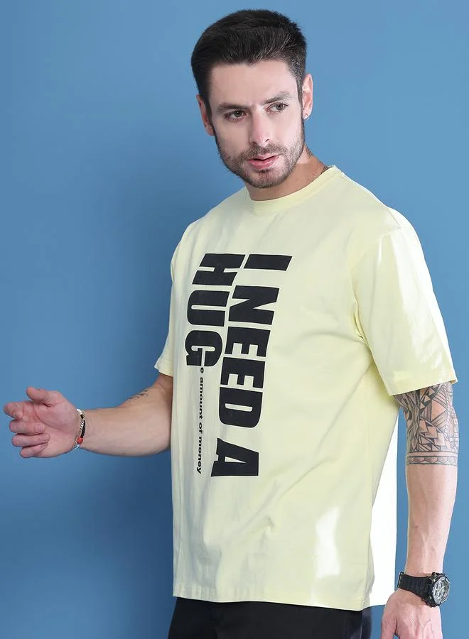 ستايلي Men Graphic Printed Oversized T-Shirt By Door74
