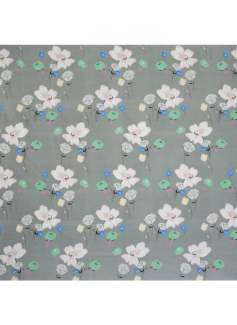 Rj Products Rj Products Super Soft Glace Cotton King Size Double bedsheets with 2 Pillow Covers Design10  - Image 3