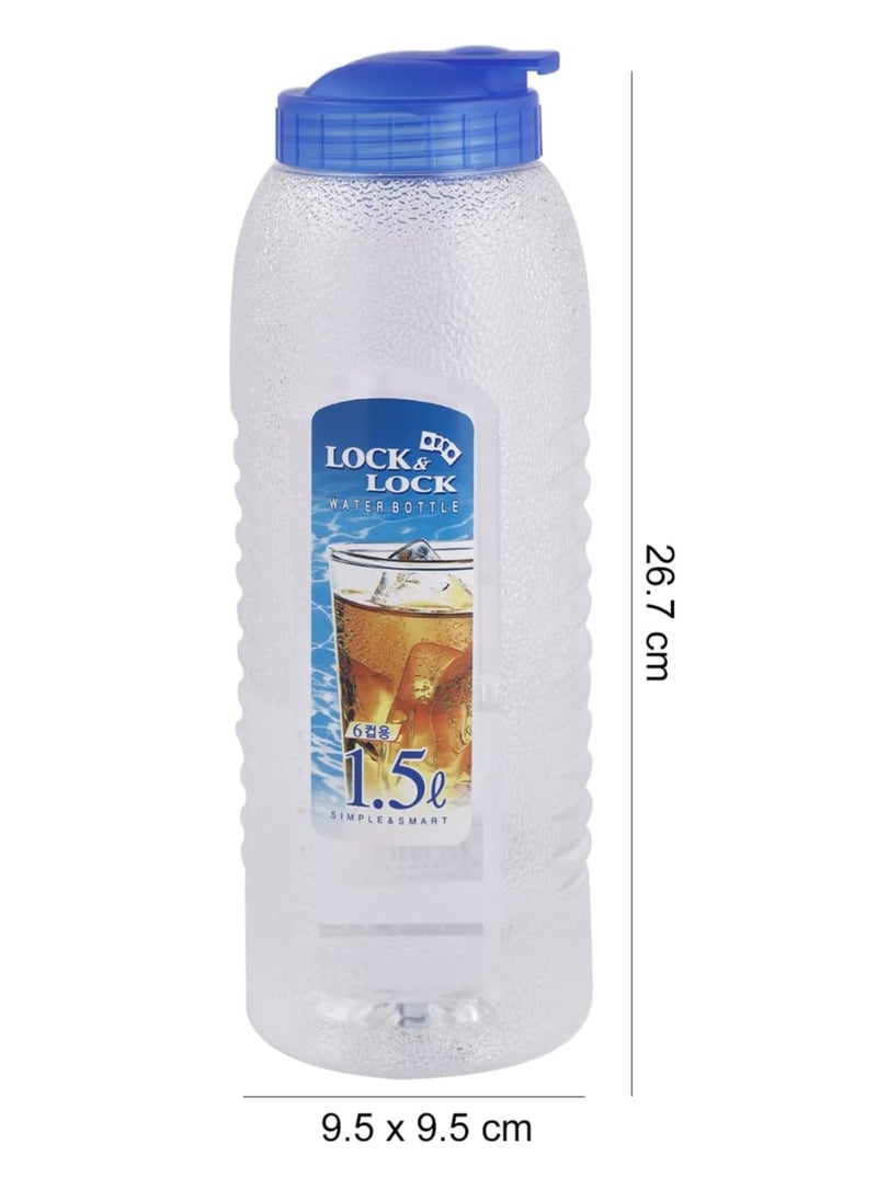 LOCK & LOCK LocknLock Aqua 1.5L BPA-Free Water Bottle with Flip-Top Lid – Durable and Transparent Hydration Jug  - Image 4