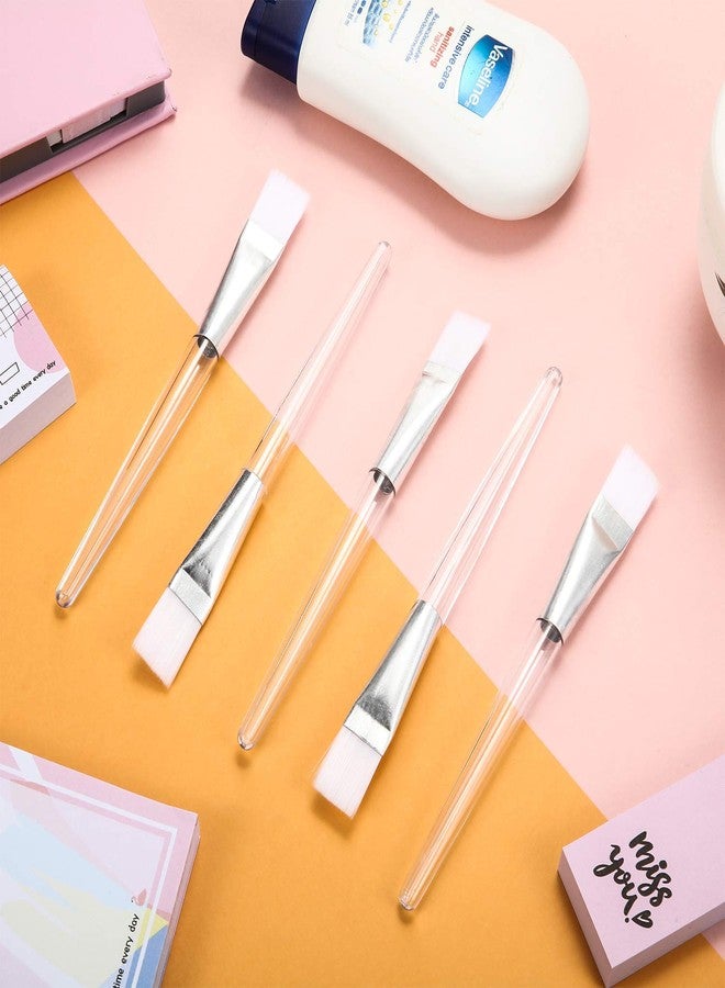 Cosluxe 6 pcs Facial Brushes Fan Mask Brushes Soft Face Mask Applicator Eyelash Extension Esthetician Makeup Tools for Mud Cream Professional Soft Brush, Face Pack Brush - Image 4