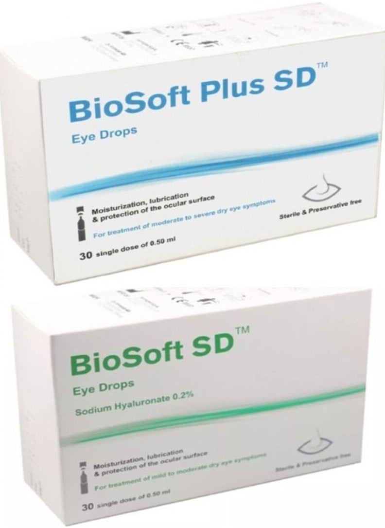 Biosoft - قطرات العين Biosoft SD 0.5 مل 30 قطرة وقطرات العين Biosoft Plus SD 0.5 مل 30 قطرة - Image 1