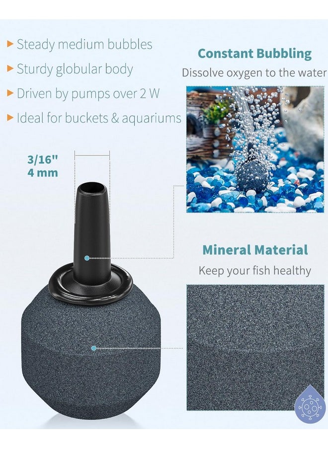 Pawfly Pawfly Aquarium 0.8 Inch Air Stone Ball Bubble Diffuser Release Tool for Nano Air Pumps Small Buckets and Fish Tanks, 10 Pack  - Image 4